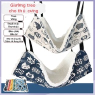 Cat Hammock Plush Adjustable Swing Cat Bed Hanging Cat Mat Pet Cat Hammock Hanging Cage Hammock