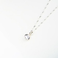 【Angel & Me】瑞士單鑽 鑽石 6mm 八心八箭 s925 純銀 項鍊 禮物