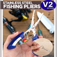 Stainless Steel Fishing Pliers Playar Scissor Lure Changing Accessory Tool Clip Clamp Nipper Pincer Snip Eagle Nose