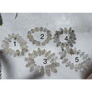 D7467 Natural Crystal Raw Ore Backbone Raw Ore Backbone Crystal Bracelet Bracelet