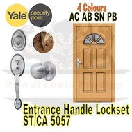 YALE SECURITY ENTRANCE LOCKSET FOR MAIN DOOR / 4 DIFFERENT COLOURS / AB AC PB SN