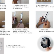 Large diy Wall Clock Giant Wall Clock Quartz Creative diy Clock