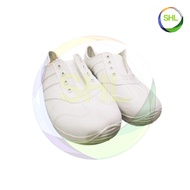 Kasut Getah Putih 3-299 (2-702) Bertali Gajah King White Rubber Shoes with Shoe Lace
