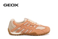 GEOX Ladies Snake Original Vintage Low Top Sneakers - Peach D65B0A-01422-C1SD8S6