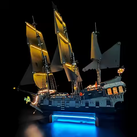 LYBMTWF LED Light Kit Compatible with Lego 10365 Pirate Ship Model (NOT Include The Model Bricks)