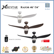 [SG Seller]BESTAR Razor DC Motor 3 Blade Ceiling Fan with 3 Tone LED Light Kit and Remote Control Timer Variable Setting
