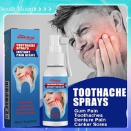 South Moon Toothache Spray 20mL Gum Pain Cavity Fire Caries Quick relief reduces oral discomfort