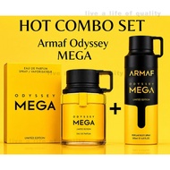 COMBO SET ARMAF ODYSSEY MEGA (100OML) + EXCLUSIVE EDITION ODYSSEY MEGA BODY SPRAY (200ML) 6FVC