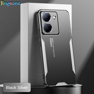 Jingsanc Phone Case For VIVO Y27/Y27 5G/Y36 4G/Y36 5G Aluminum Metal Casing Matte Back Cover Silicon