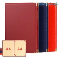 SHANHAI Certificate Diploma Cover, PU Leather No Inserts A4 Agreement Folder, Durable Protective Mul