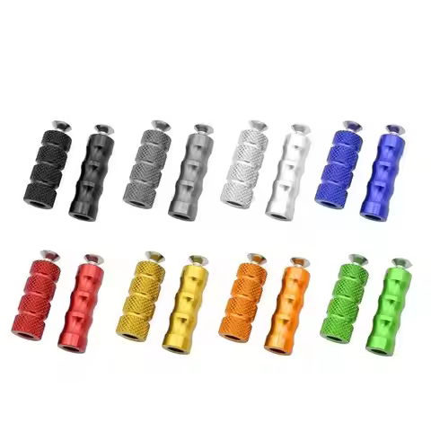 M6 Universal Motorcycle Foot Pegs Gear Shift Lever Anti Scratch Brake Pedal Easy Fit Parts for Urban