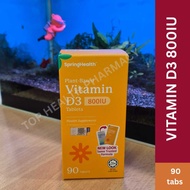 SPRINGHEALTH VITAMIN D3 800IU 90TABLET
