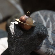 黃銅木星球項鍊