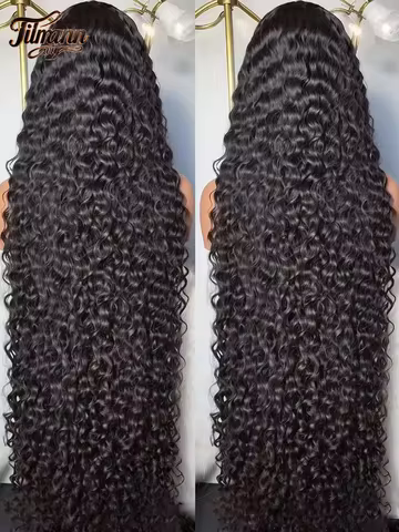 300 Density Human Hair Wigs 100% Transparent Curly Wigs 13x6 Hd Lace Frontal Wig Brazilian High Dens