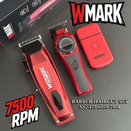 WMARK NG 125-6105-7901 Professional Electric Cordless Hair Clipper Trimmer Set Hair Salon Barber Sha
