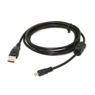 NFHK USB-C USB 2.0 Type A to Camera Mini 8P Data Power Cable for Coolpix UC-E6 UC-E16 UC-E17 DSC-W D