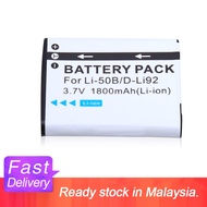 1500mAh LI-50B LI 50B LI50B Camera Battery for Olympus LI-50B LI 50B LI50B for Pentax D-LI92 XZ-1 SP