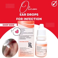 HOT FORZK Oticom Ear Drops Masakit, Namamaga, Luga, Nagsusugat, Earmites Otic Drops. FDA Approved.