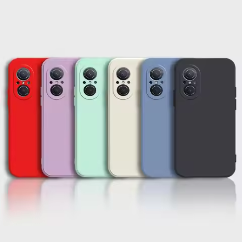 Luxury Liquid Silicone Capas Shockproof Full Soft Cover Case For Huawei Nova 9 SE Y70 Y90 Honor 50 7