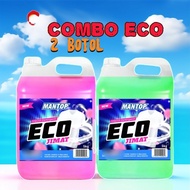 combo 5kg+5kg sabun basuh baju ECO MANTOP liquid detergent sabun dobi