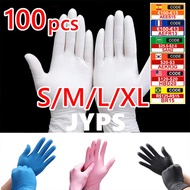 online Black nitrile gloves disposable 100pcs Latex Gloves Cleaning Tools Pink Work Gloves PVC TPE G
