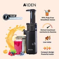 [Local warranty] Arden Cold Press Slow Juicer Easy to Clean, Pulp Measuring Cup, Less Oxidation