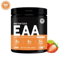 Omilay Eaa Powder Sport Supplement Strawberry Lime Flavor 300g Support Energy Focus Recovery and Hyd