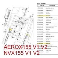 100% PART YAMAHA FORK SEAL DUST 5LL-F3144-00 NVX155 V1&V2 / NVX / Y16 / Y15 / LC135 [ 1PCS ]