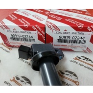 ORIGINAL INGITION PLUG COIL TOYOTA CAMRY ESTIMA ALPHARD RAV4 WISH HARRIER (90919-02244) MADE IN JAPA