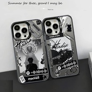 IMD Black Hologram Casing Hindia Baskara oppo a5x a5i a3x a3pro a5 2025 a54 a16 a18 a38 (RC1708)