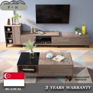 Wood Cabinet Tv PH 2021 Industry Nordic Simple Tv Living Room Small Tea Table Furniture Combination 