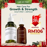 Bundle 2in1 Scalp Spray + Ampoule Lab On Hair Anti Hair Loss Scalp Spray Haircare Treatments Anti Ha