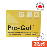 Pro Gut Probiotics 100s | Natural Synbiotics, IBS Support, Improve Diarrhea | LactoGG / Duolac / Vivomixx / BioGaia / TS6