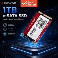 HUADISK Portable mSATA 1TB SSD Hardisk SATA III 6Gbps 3D NAND Internal Solid State Drive for Laptops