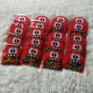 Coklat kuaci monster doorgift 50 sen