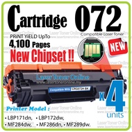 4x Compatible to Canon Cartridge CRG 072 072H LBP171dn LBP172dw LBP171 LBP172 MF284 MF286dn MF289dw 