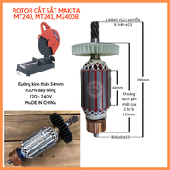 (Hàng DCA) Rotor cắt sắt MAKTEC MT240 MT241 Makita M2400B 8 Răng 220V - Tặng chổi than