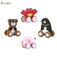 predolo Pull Along Toy, Animal Push And Pull Along Toy, Cute Pull Along Walking Toy for Children Gif