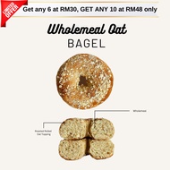 HALAL BAGEL | Wholemeal Oat | Healthy, Less Sugar, No Fat | Breakfast, Lunch, Dinner | Toasted Rolle