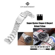 สายนาฬิกา strapcode super oyster (super-o boyer) for Orient Triton