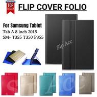 Case Samsung A8 2015 | Samsung Tab A 8 2015 Spen P355 T355 T350 2016 Flip Case Cover Tab Casing Stand Book Cover Tablet/Folio Cover