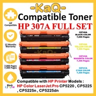 Full Set 307A  307A CE740A Black CE741A Cyan CE742A Yellow CE743A Magenta Toner Cartridge Compatible