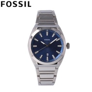 Fossil Everett FS5822 Blue Analog Stainless Steel Dress Simple Quartz Men Watch
