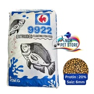 9922 Dedak Ikan (6mm) 20kg Floating
