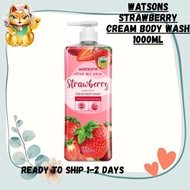 WATSONS Strawberry Cream Body Wash 1000ml