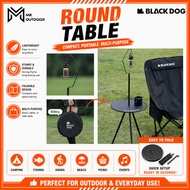 Blackdog Portable Camping Table Lightweight Foldable Round Side Table Outdoor Compact Camp Table
