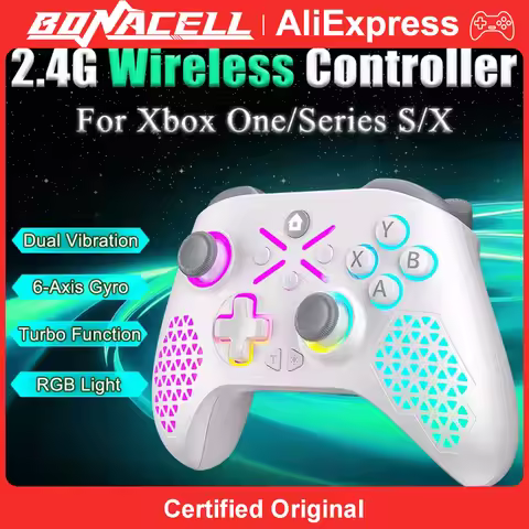 Controller for Xbox ONE All Series Consoles/Android/PC Gamepad Wireless 2.4G Support for Steam/Wegam