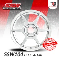 ล้อแม็ก SSW รุ่น 204 ขอบ15" 4รู100 จำนวน 4 วง