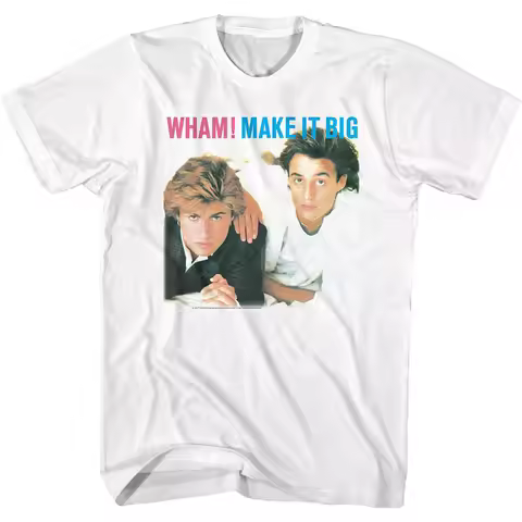 Wham Mighty Band George Michael Rock Retro Casual T-Shirt Men's and Women's Luxury Brand Top 2026 Ne