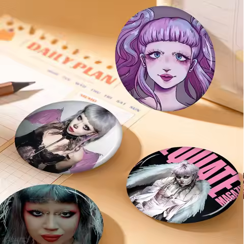 Singer J-Jazmin Bean 58mm Animals Funny Brooches Badge Backpack Clothes Gift Accessory